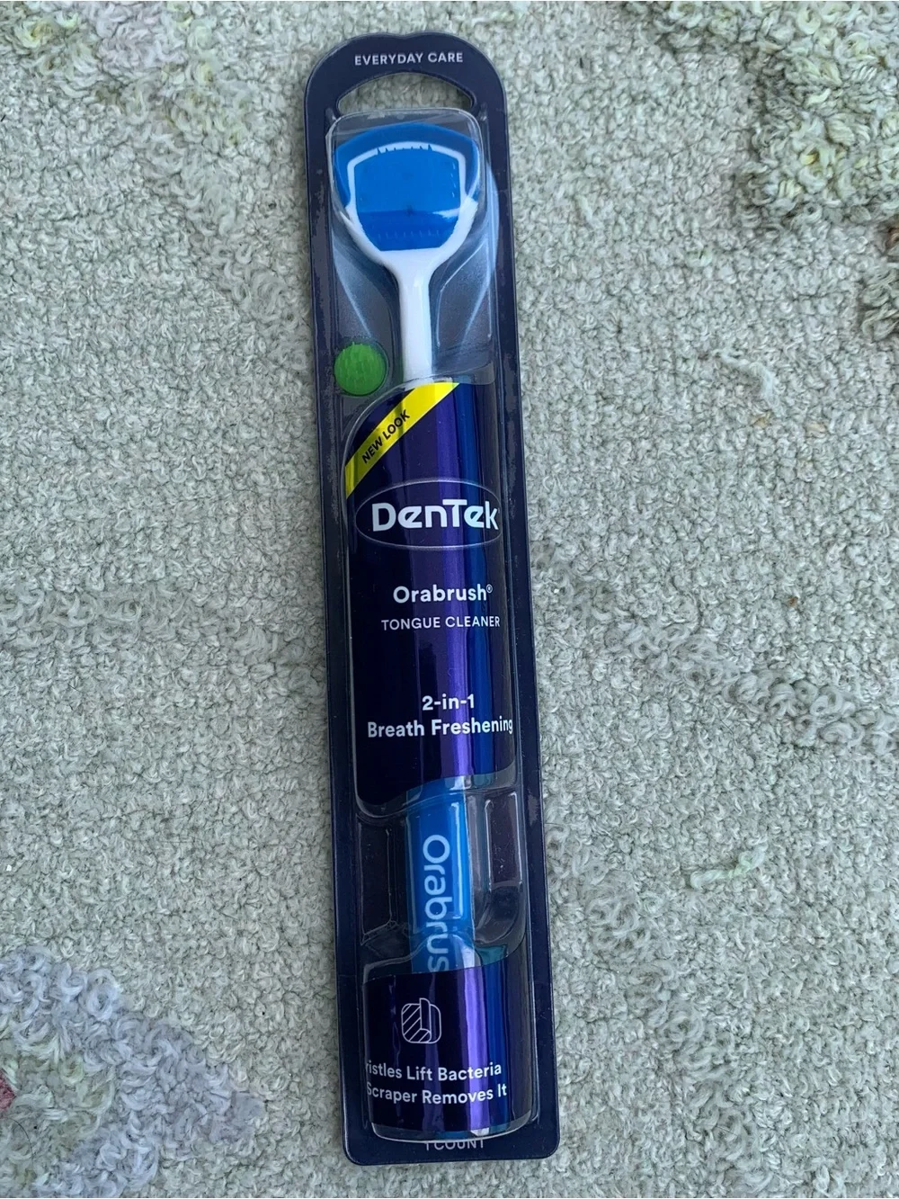 Lot of 2 DenTek Orabrush Fresh Breath Tongue Cleaner